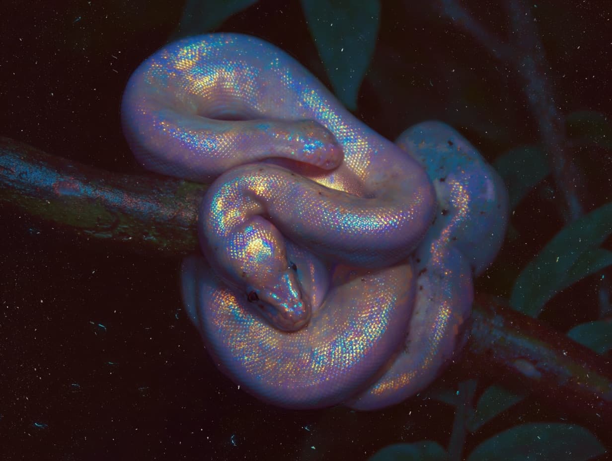 Abstract translucent artwork