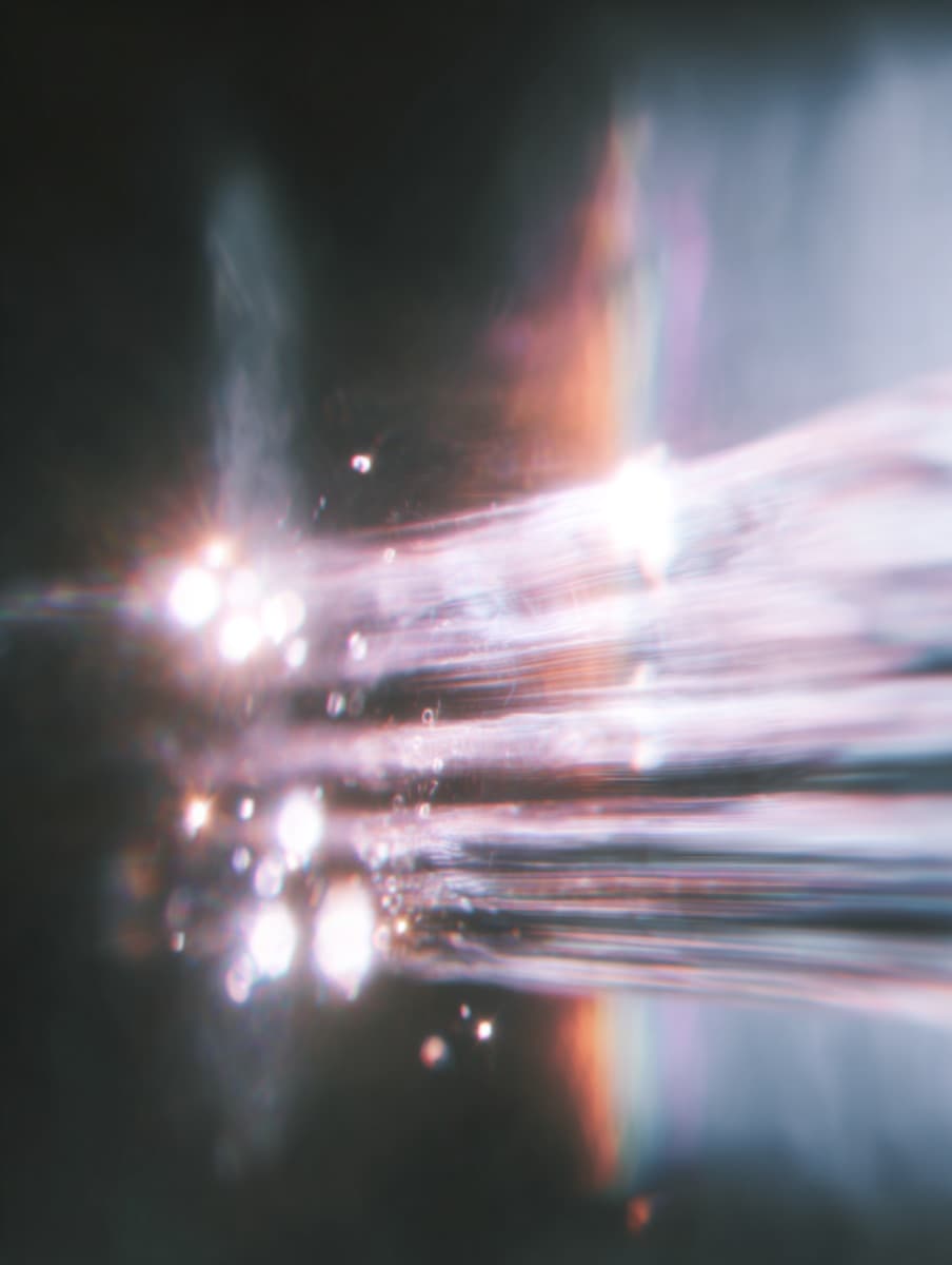 Abstract translucent artwork