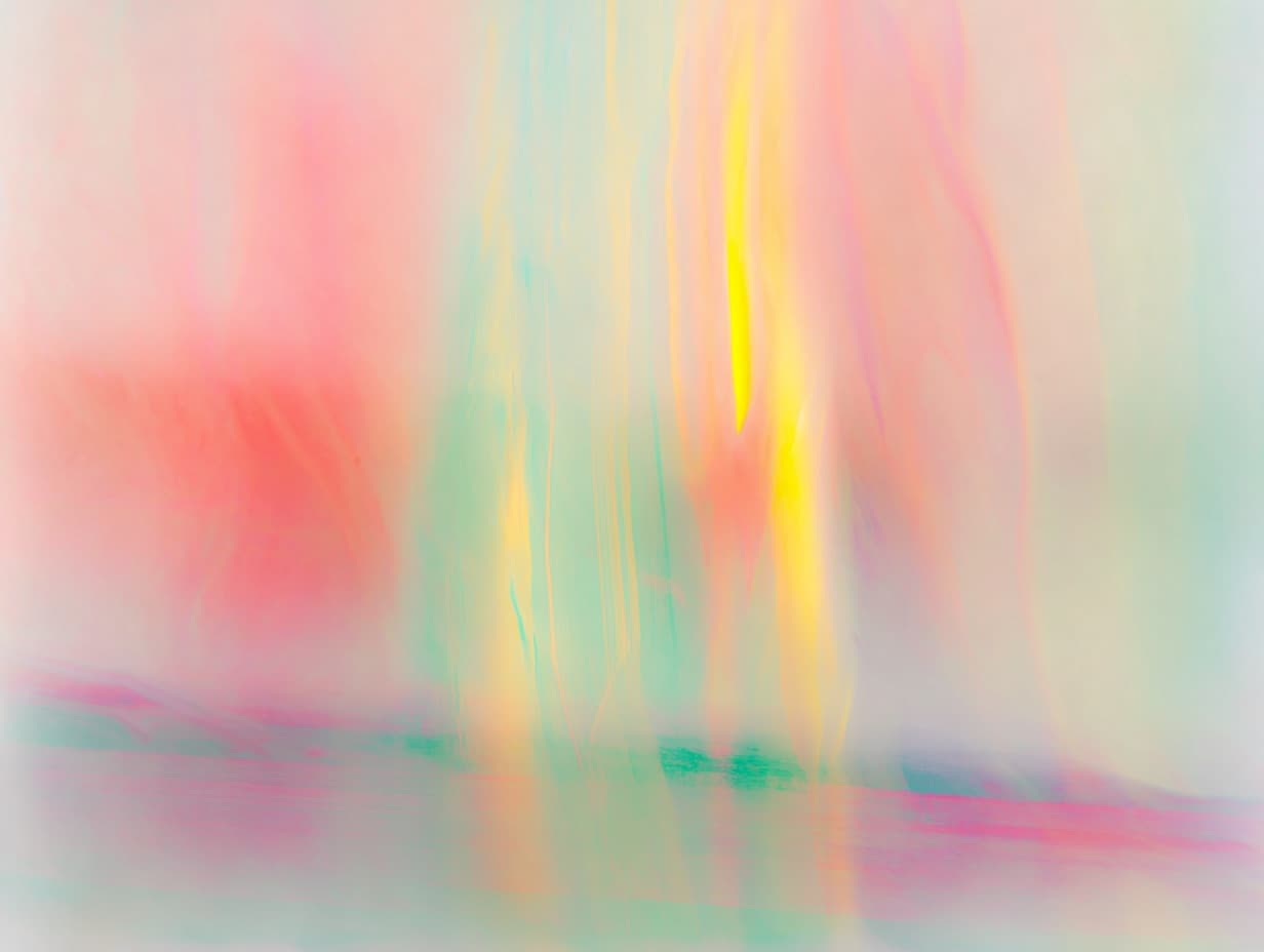 Abstract translucent artwork