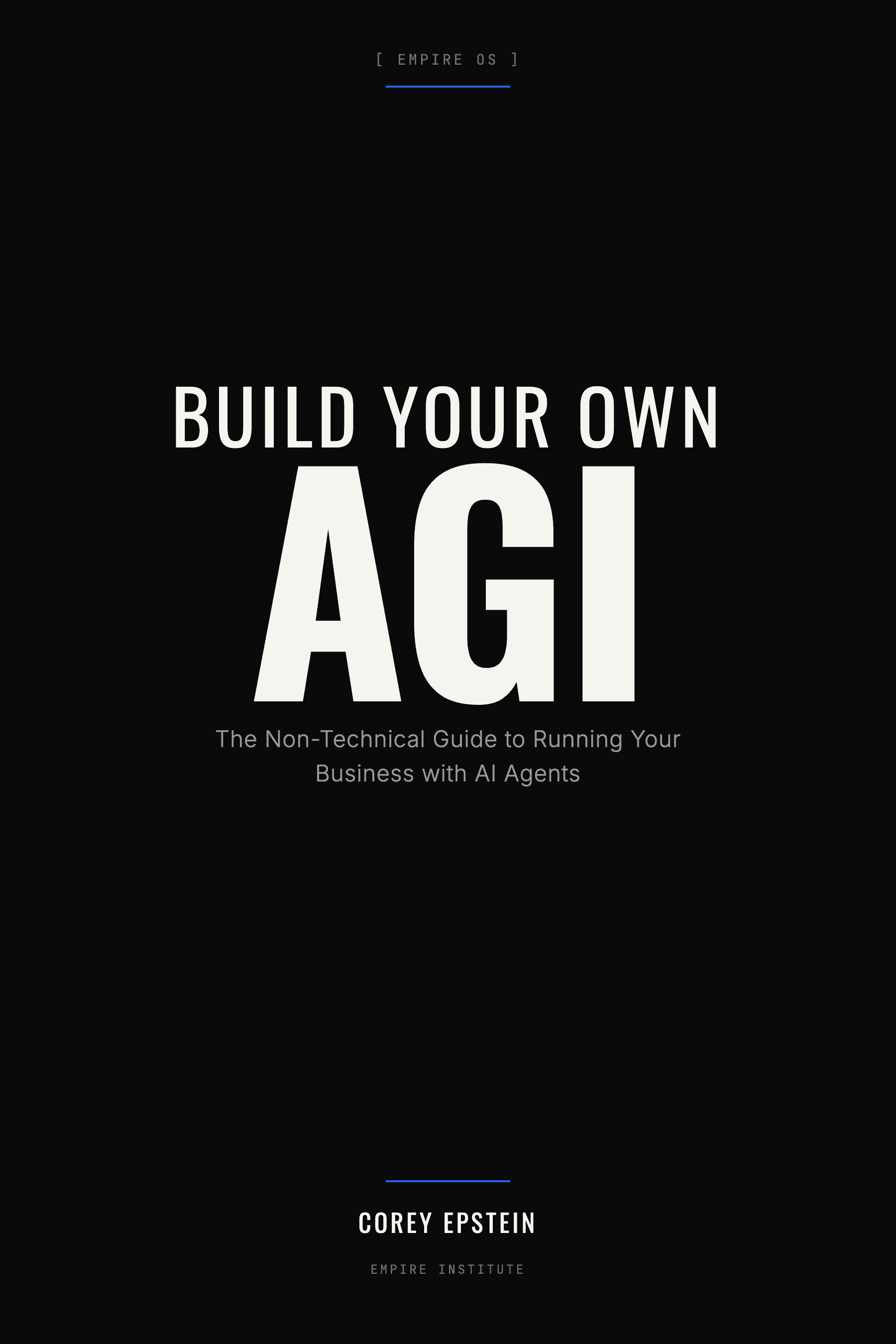 Build Your Own AGI — book cover