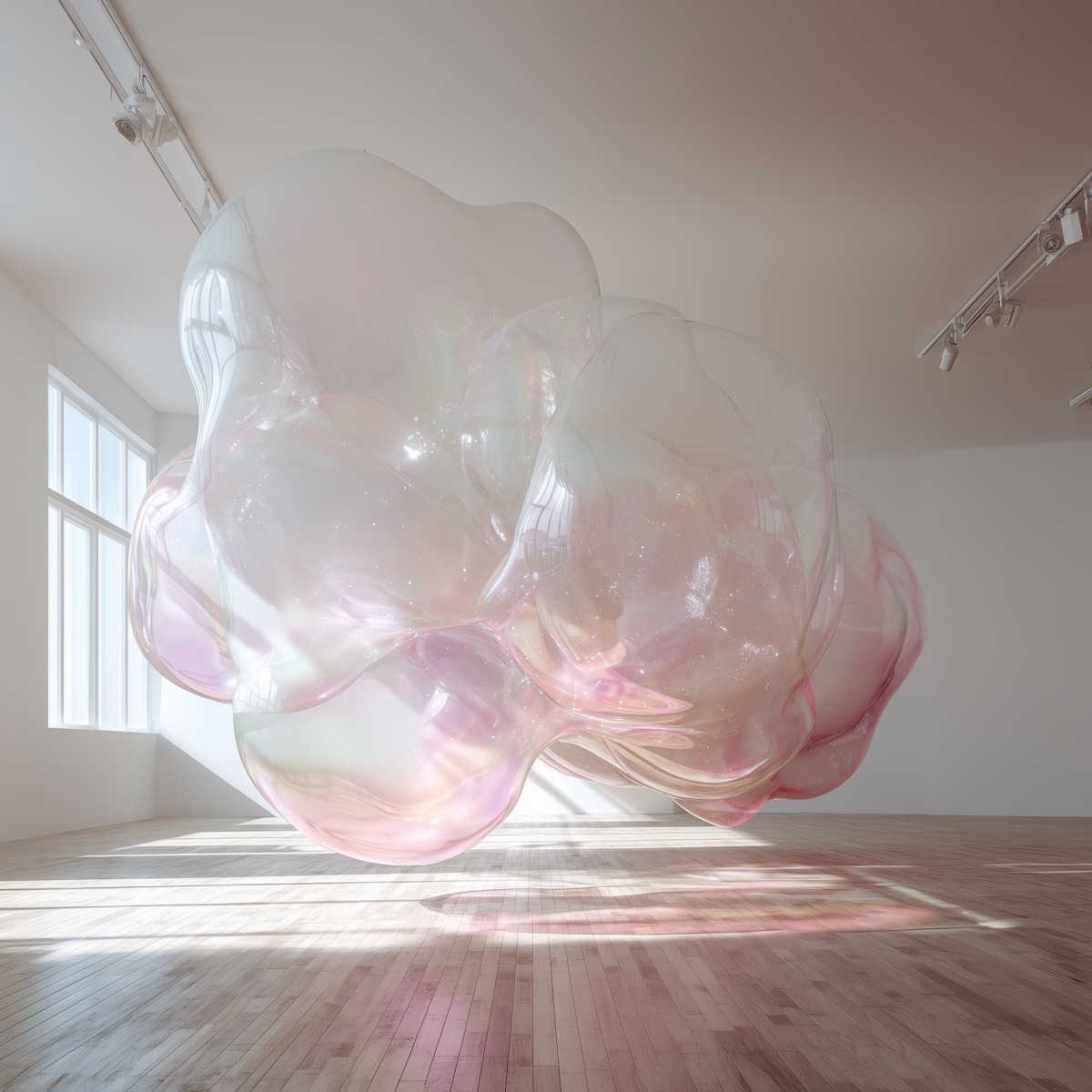 Abstract translucent artwork
