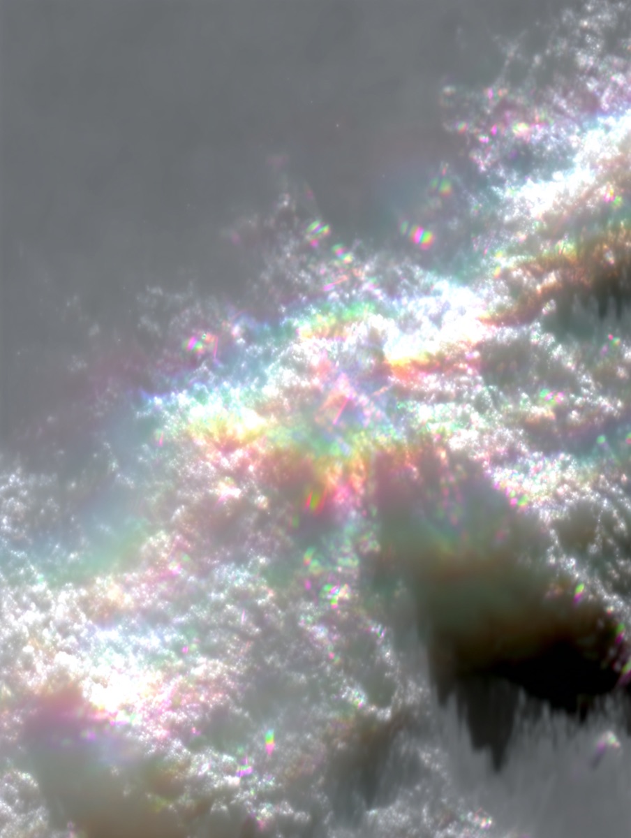 Abstract translucent artwork