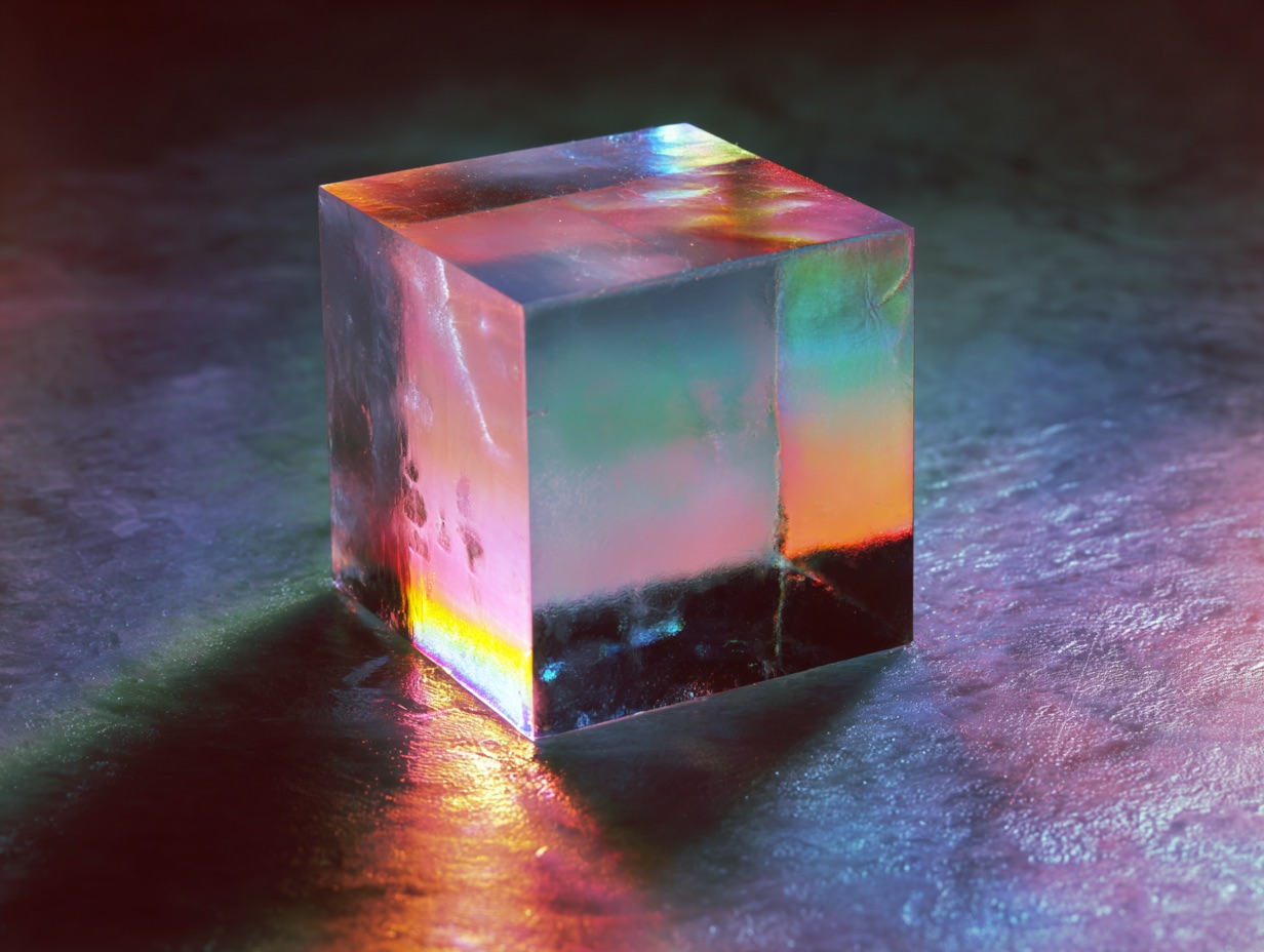 Abstract translucent artwork