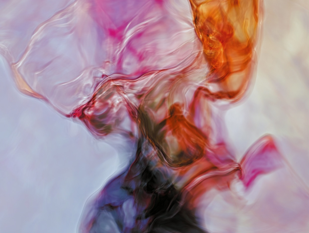 Abstract translucent artwork