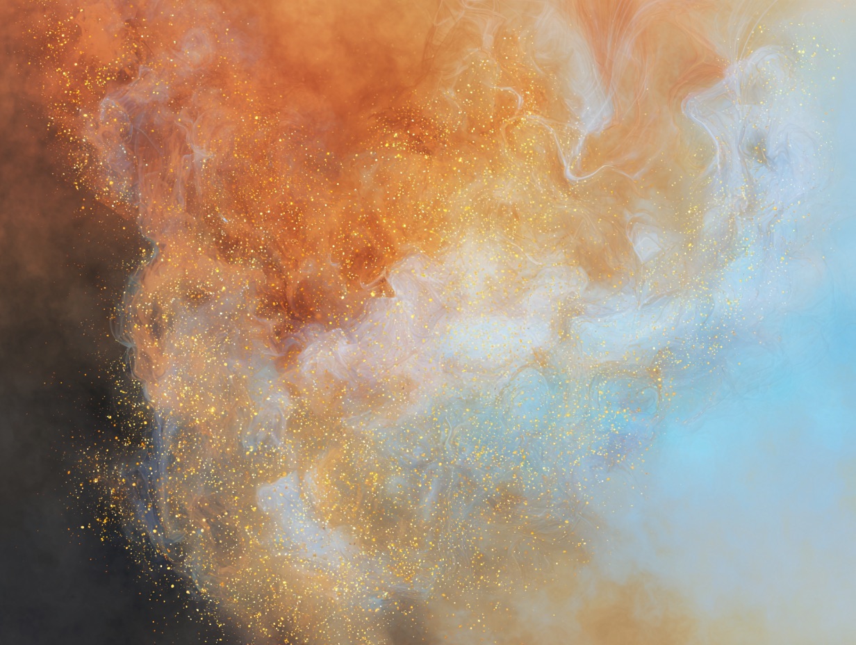 Abstract translucent artwork